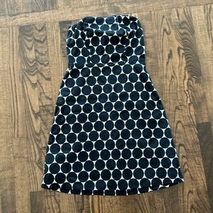 THE LIMITED strapless polka dot dress